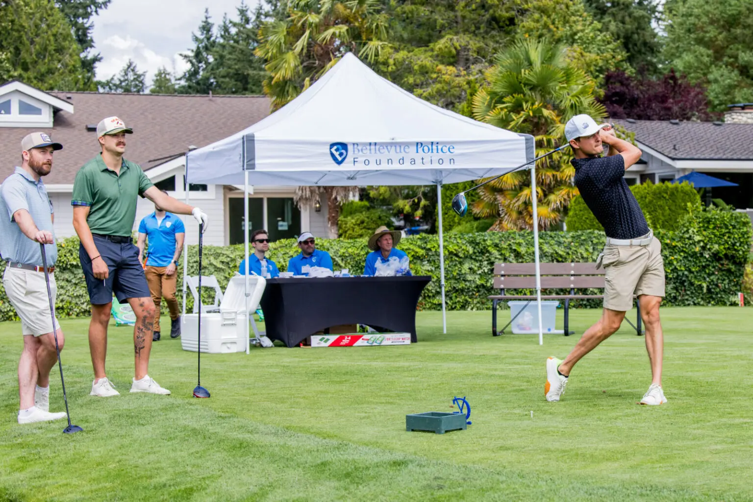 The Bellevue Police Foundation’s fourth annual Golf Tournament at the Glendale Country Club, August 18, 2025. (Photo by Dan DeLong)
