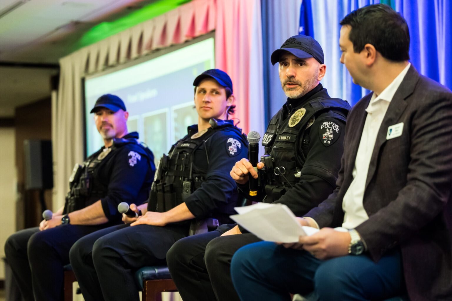 Bellevue Police Foundation’s 2025 Bold for the Blue Breakfast at The Westin Bellevue, April 1, 2025. (Photo by Dan DeLong)