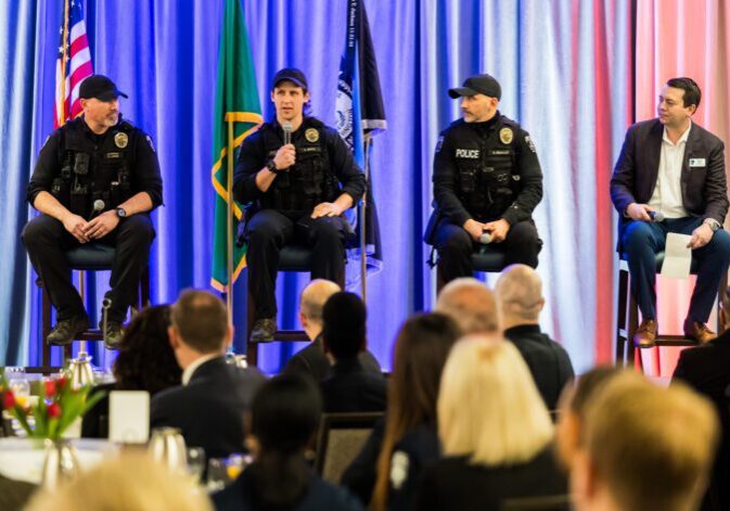 Bellevue Police Foundation’s 2025 Bold for the Blue Breakfast at The Westin Bellevue, April 1, 2025. (Photo by Dan DeLong)