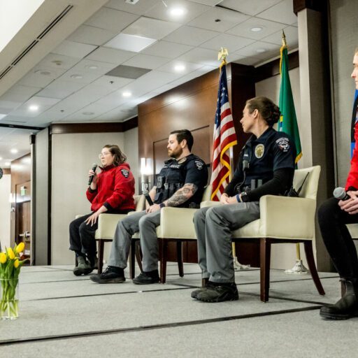 Tommy Martija, Overlake, BPD Officers Joseph Tellier and Melia Thompson, Crisis Response Workers Candice Pachero and Tori Pinto