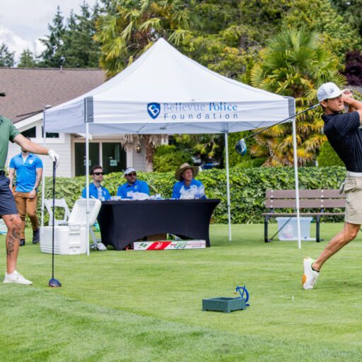 The Bellevue Police Foundation’s fourth annual Golf Tournament at the Glendale Country Club, August 18, 2025. (Photo by Dan DeLong)